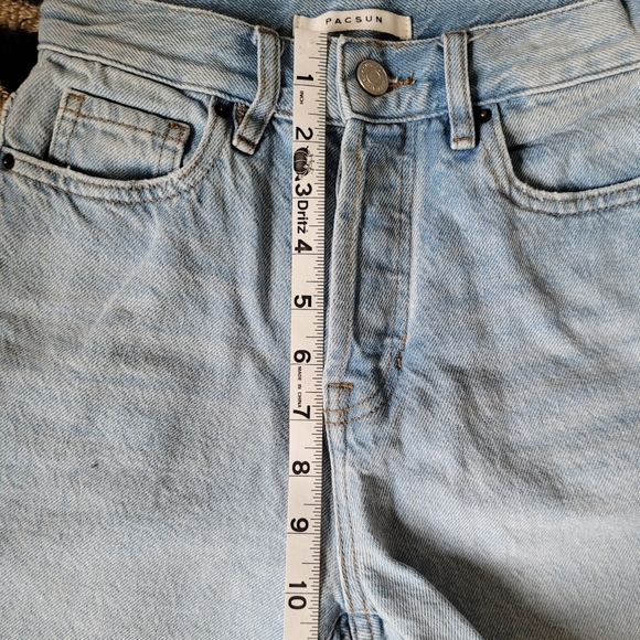 PacSun High Rise Straight Jeans With Patch - Picture 8 of 12